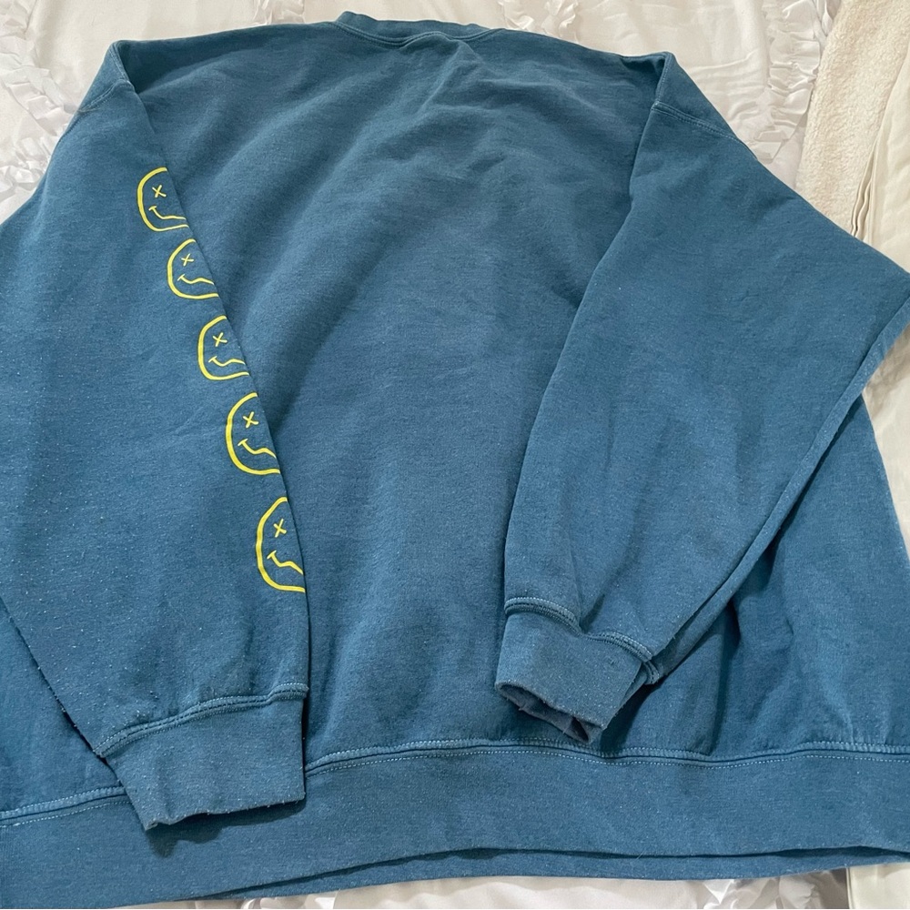 Urban Outfitters NIRVANA Multicolor Graphic Crewneck Sweater - Picture 3 of 4
